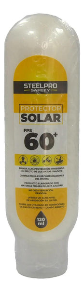 Bloqueador / Protector Solar Fps60+ Steelpro Industrial Uv